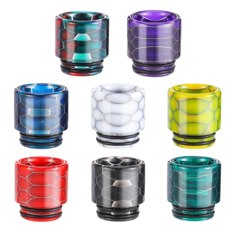 1piece 810 Drip Tips Replacement Honeycomb Standard Drip Tip Resin Drip Tip Connector Cover Quick Fitting For Coffee Machine