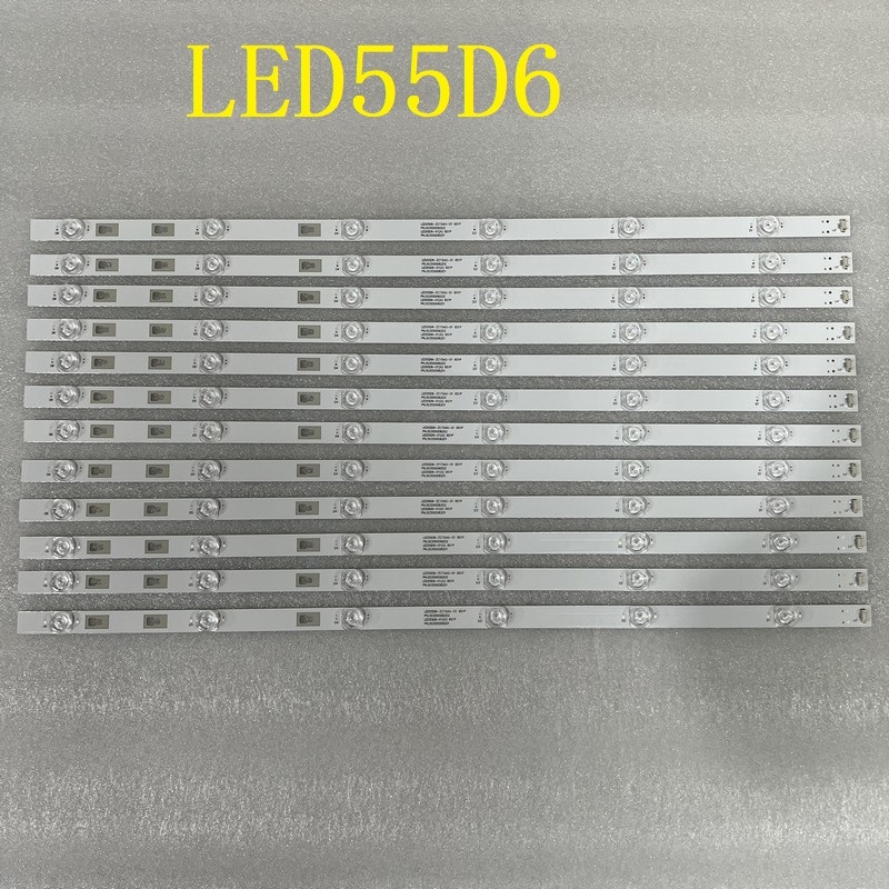LED Backlight strip 6LED For HAIER LE55Q6500U LED55D6-01(A) 30355006201 LQ55H31 Q55X31J LQ55AL88M81 G55C F55C JVC N55Y
