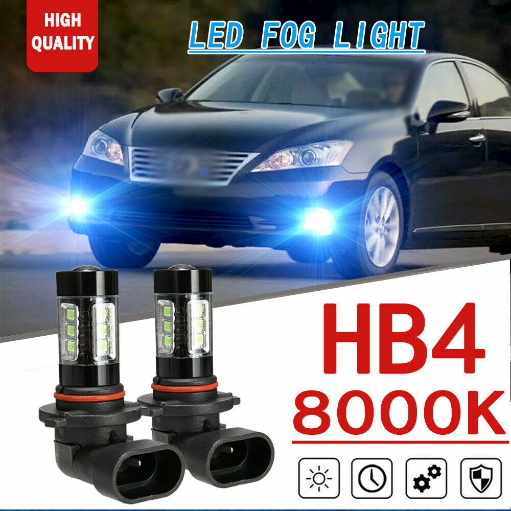 2x HB4 2000LM Ice Blue LED Fog Lights For Lexus ES350 2007-2012 GS300 2005-2006