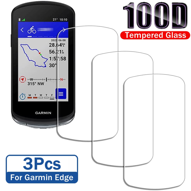 HD Tempered Glass for Garmin Edge 1040 1030 820 830 520 530 130 Bicycle GPS Stopwatch Screen Protector for Garmin Edge Explore 2