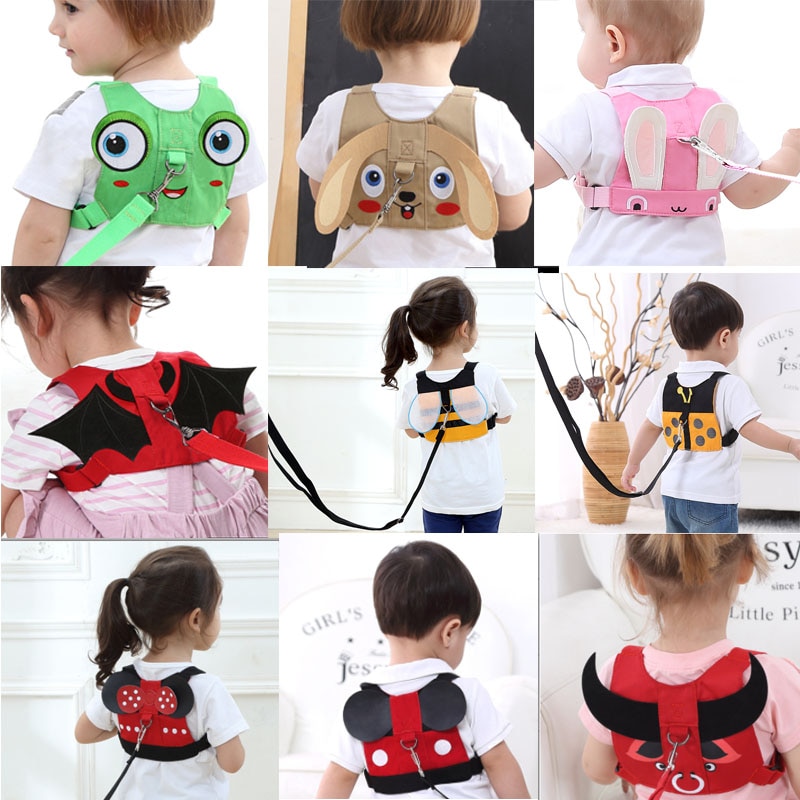 Toddler Bracelet Baby Safety Walk Belt Animal Pattern Protable Toddler Leash Anti Lost Safety Harness For 1-3 Years Children