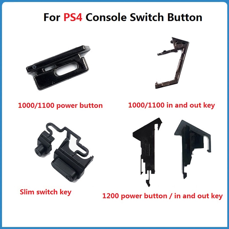 For PS4 Console Switch Button Shell Power ON OFF Button In And Out Key For Playstation 4 1000 1100 1200 Slim Game Accessories