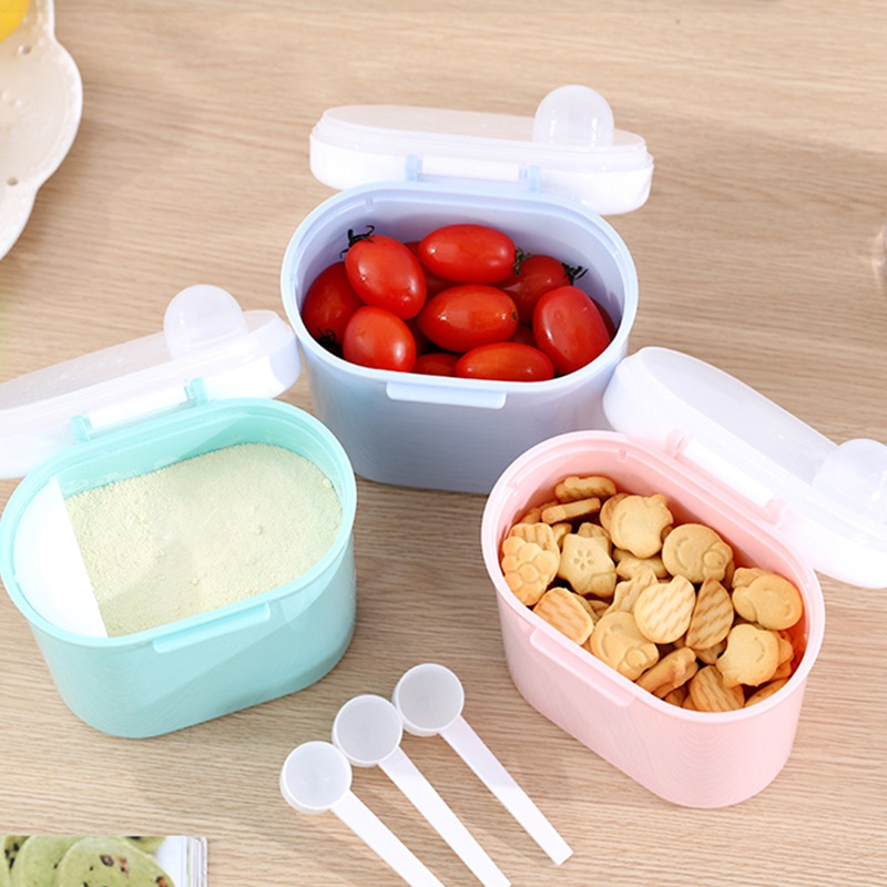 High Capacity Baby Milk Powder Container Melkpoeder Container Baby Food Storage Box Double Layer Infants Feeding Box for Newborn
