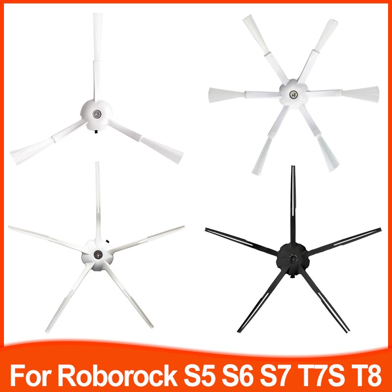 Side Brush for Xiaomi 1S SDJQR01RR for Roborock S5 MAX S50 S55 S6 Pure S6 Maxv S7 T7 T8 Robot Vacuum Cleaner Accessories