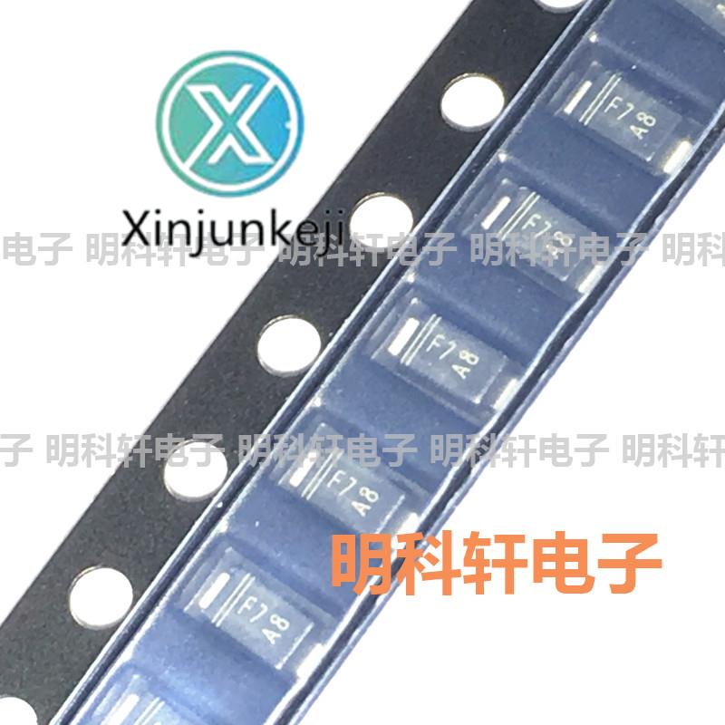 200pcs orginal new FR107W silk screen F7 SOD123FL 2000V/1A SMD fast recovery diode