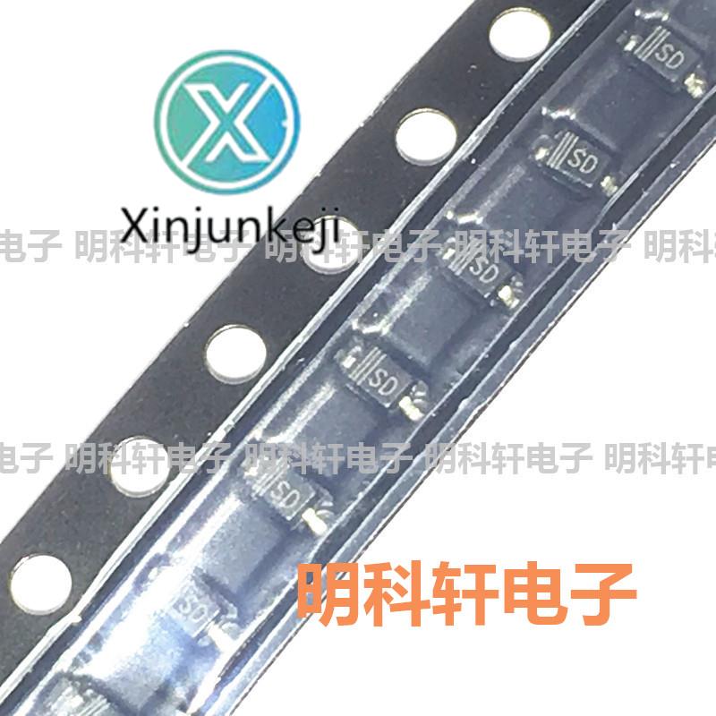 100pcs orginal new B0520WS-7-F B0520WS Screen Printing SD SOD-323 20V/500mA Schottky Diode