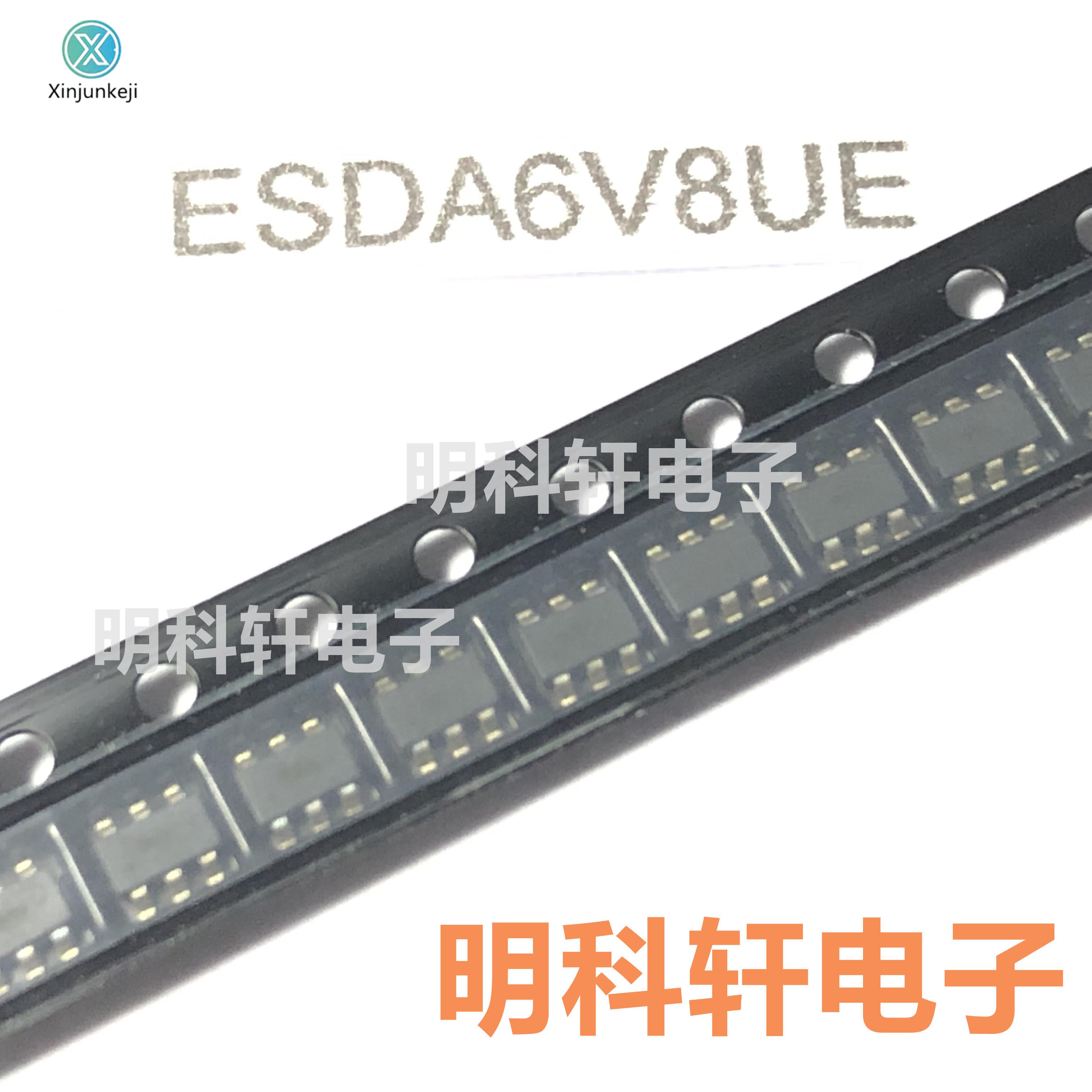 30pcs orginal new ESDA6V8UE-6/TR ESDA6V8UE SOT23-6 Anti-static protection tube