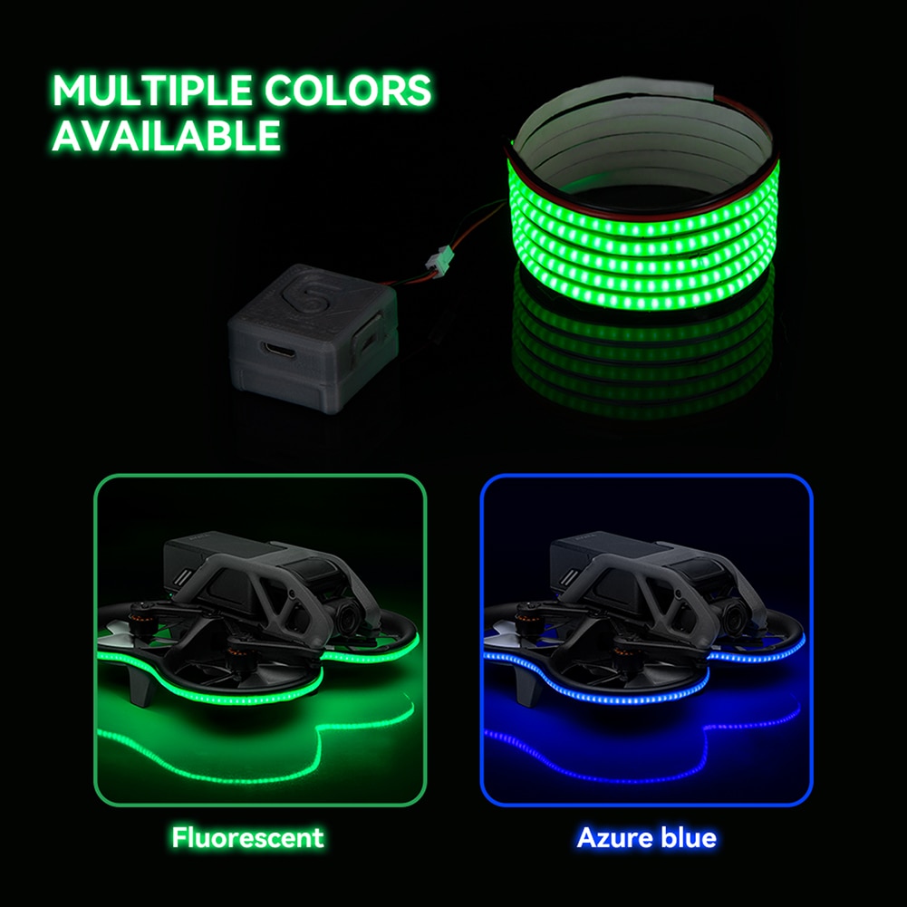 Crossover Lighting Strip For DJI Avata Colorful Waterproof Light Tube luminous lights night flight warning light strip Avata