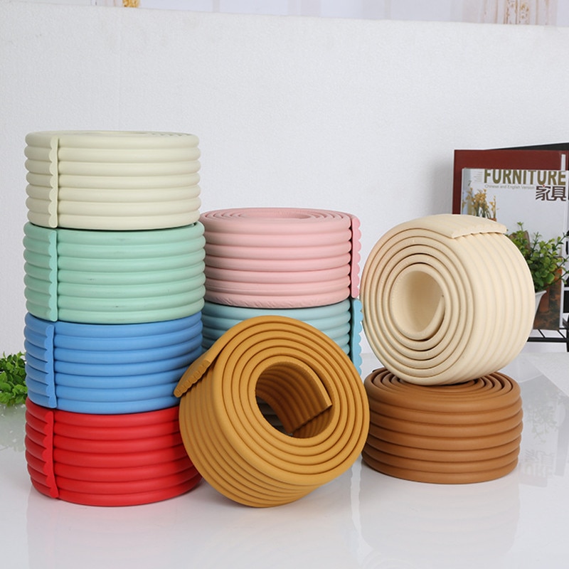 2M Baby Safety Furniture Table Protector Edge and Corner Guards Desk Cover Protective Tape Foam Corners Bumper Guard Cushions