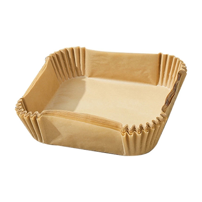30/50pcs Air Fryer Disposable Paper Liner Non-Stick Steamer Mat Airfryer Liner