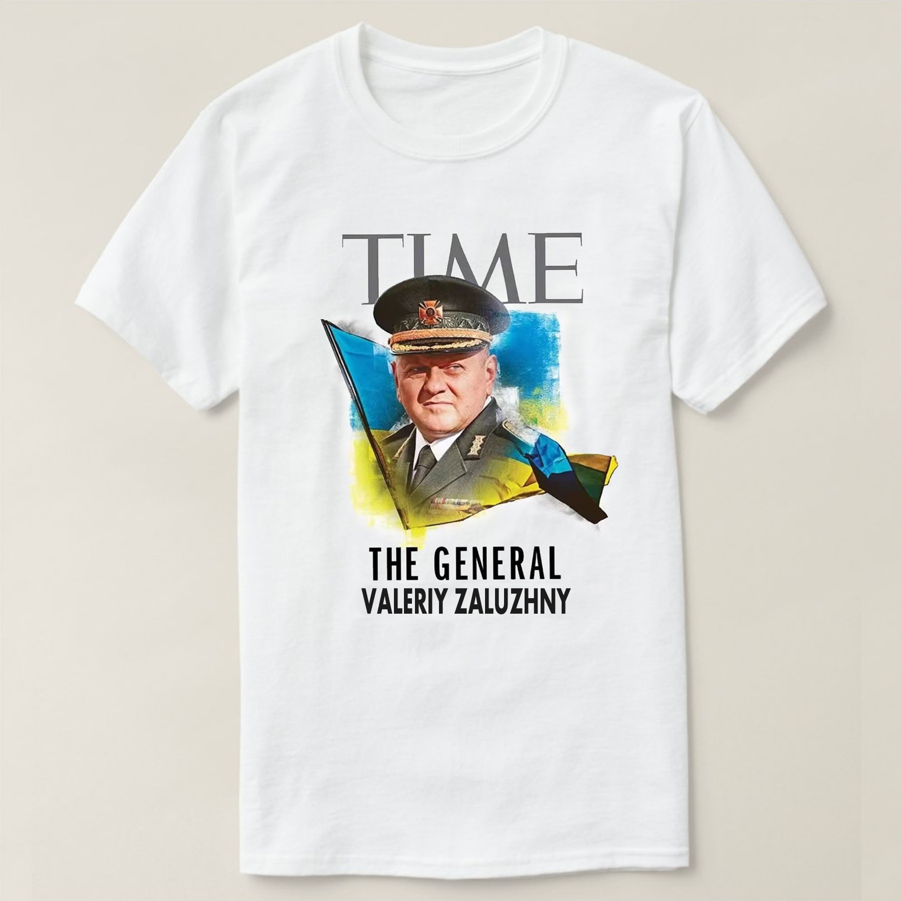 Ukraine Commander-in-Chief of The Armed Forces General Valeriy Zaluzhny T-Shirt New 100% Cotton Short Sleeve O-Neck Mens T-shirt