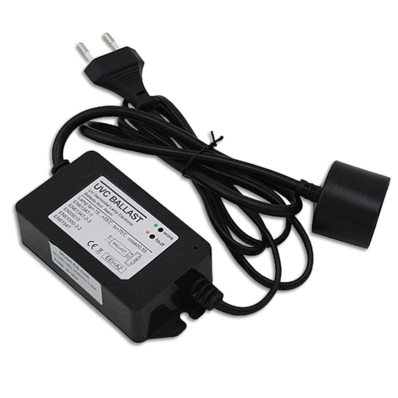 Coronwater UV Ballast For 40W to 55W 12 GPM Ultraviolet UV Light Sterilize with Indicator Light and Audible Alarm