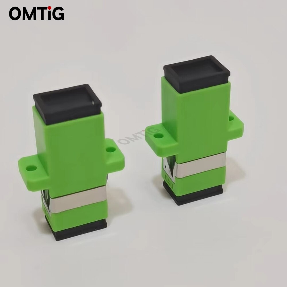 Brand NEW SC APC Fiber Flange Simplex Single-mode Fiber Optic Adapter SC Optical Fiber Coupler SC Connector Factory price