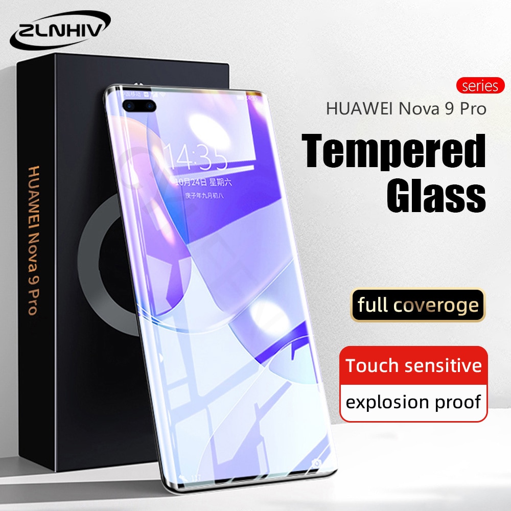 ZLNHIV Tempered glass For Huawei nova 10 9 8 7 pro SE Youth 10z 8i protective film screen protector Transparent smartphone 9H