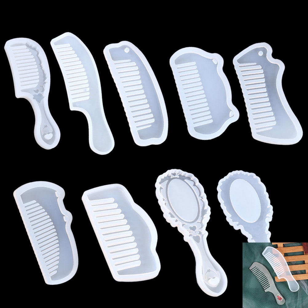 Comb Mold Handmade Silicone Molds for 3D Transparent Epoxy Epoxy Resin Art Craft Making Decoration Accessories