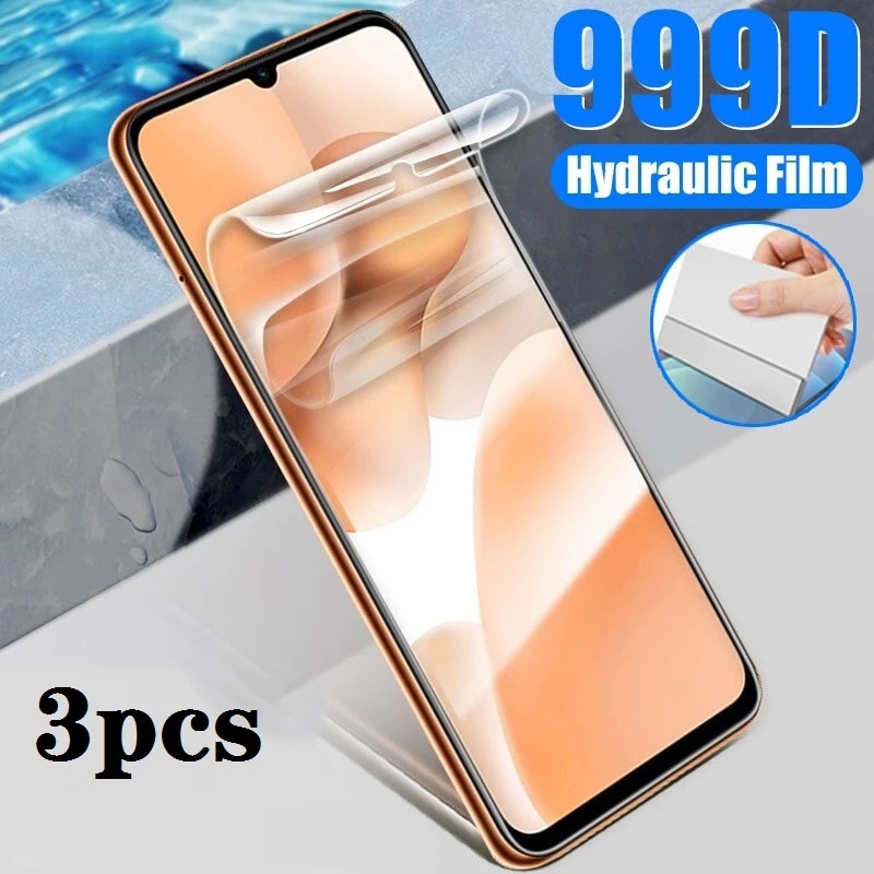 3PCS Protective Film For Samsung Galaxy A10 A30 A50 A70 A10S A30S A50S A70S A20E Hydrogel Film For Samsung A20S A40S M10S M30S