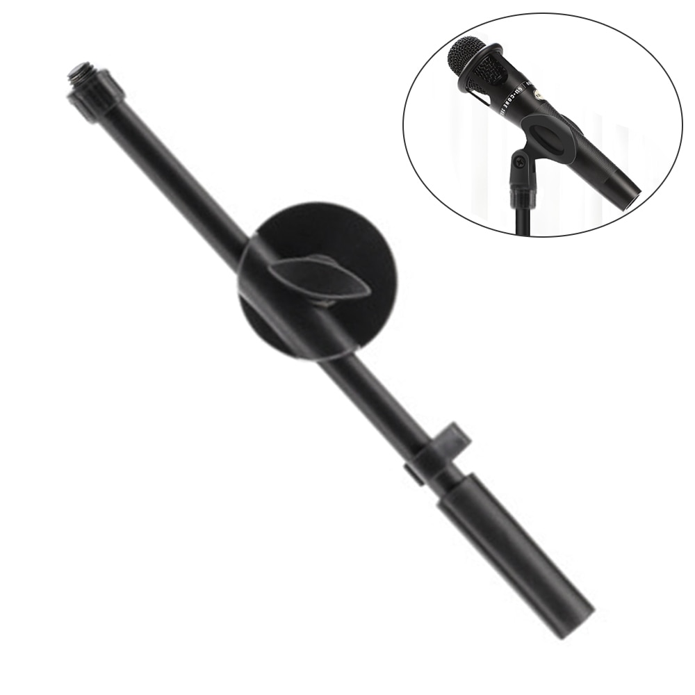 Microphone Crossbar Stand Cradle Mount Phone Clip Tripod Pole Accessories 3/8 Screw Holder Top Microphone Bracket Kit