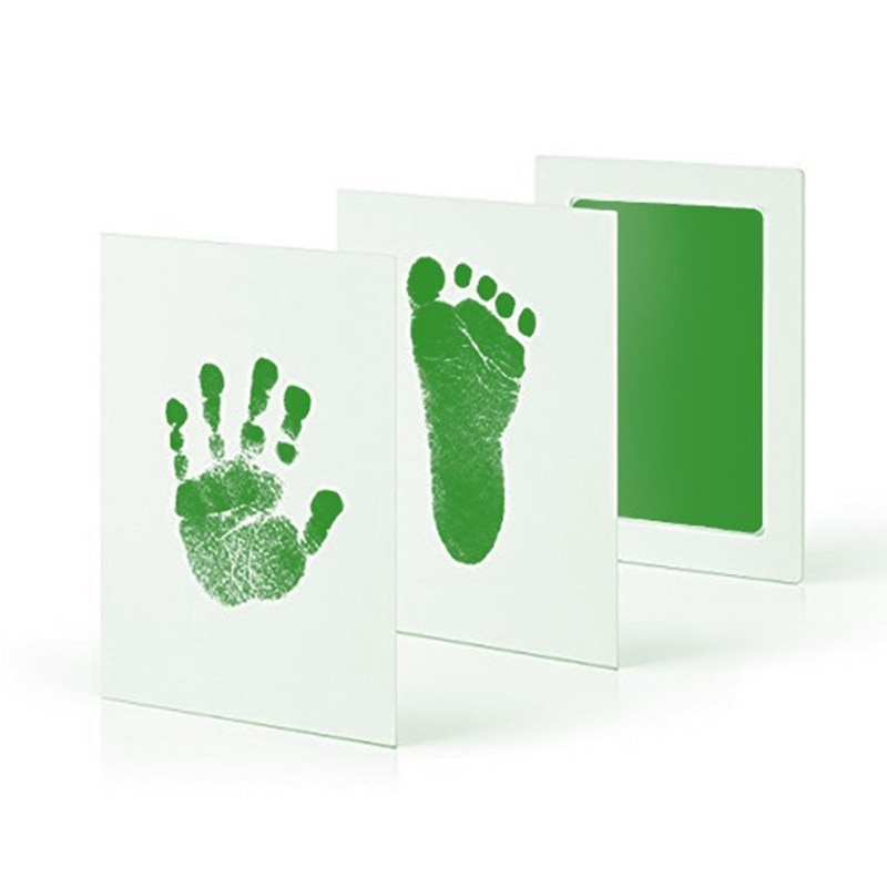 Non-Toxic Baby Handprint Kit Imprint Footprint Imprint Baby Souvenirs Newborn Baby Cushion Ink Footprint Infant Baby Care Toy