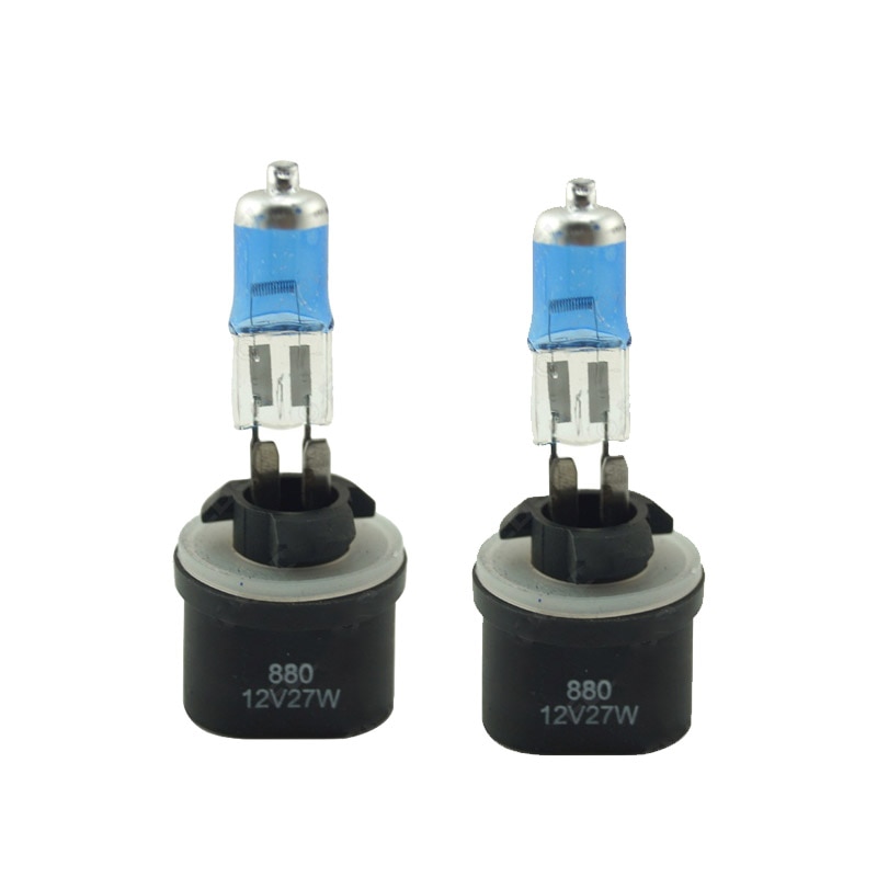 2PCS 880 H27 Car Fog Lights Halogen Bulb Headlights Lamp Light 27W 5000K White 12V Car Styling