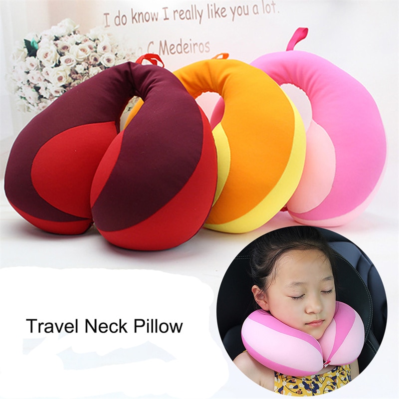 Baby Pillow Newborns Travel Neck Pillow U-Shape For Car Headrest Air Cushion Children Car Seat Head Support Baby Accessories
