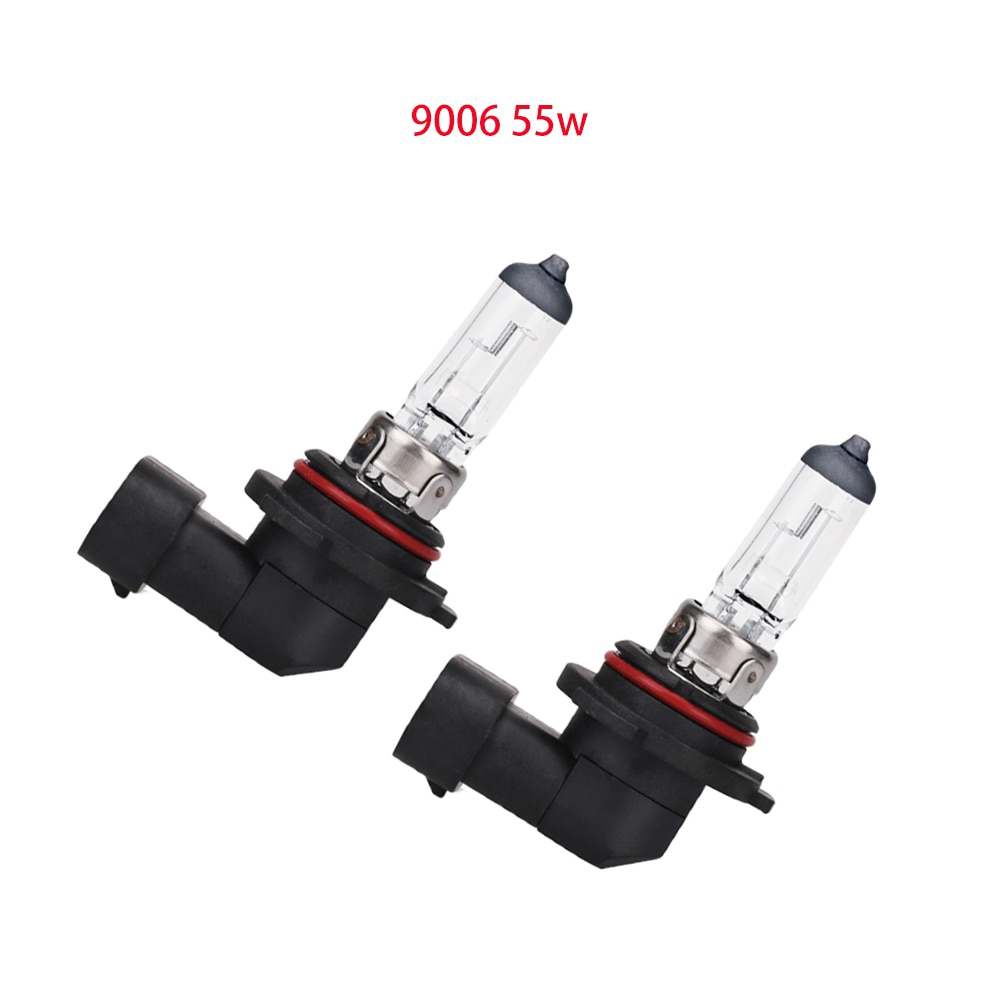 2pcs 9006 HB4 55W 4300K Halogen Lamp 12VCar Fog Light White 9006 Halogen Headlights Bulb 55W Car Head bulb
