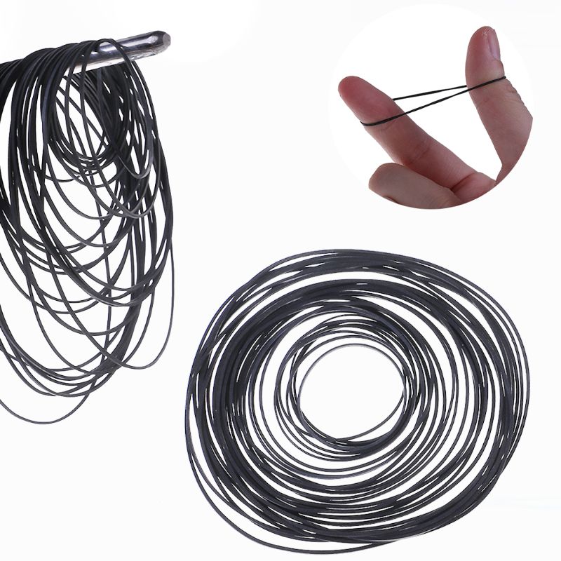 L43D 30 Pieces Turntable Belts Mix Cassette Tape Recorder Rubber Belt for Repair Replacement for CD-ROM Video Machines