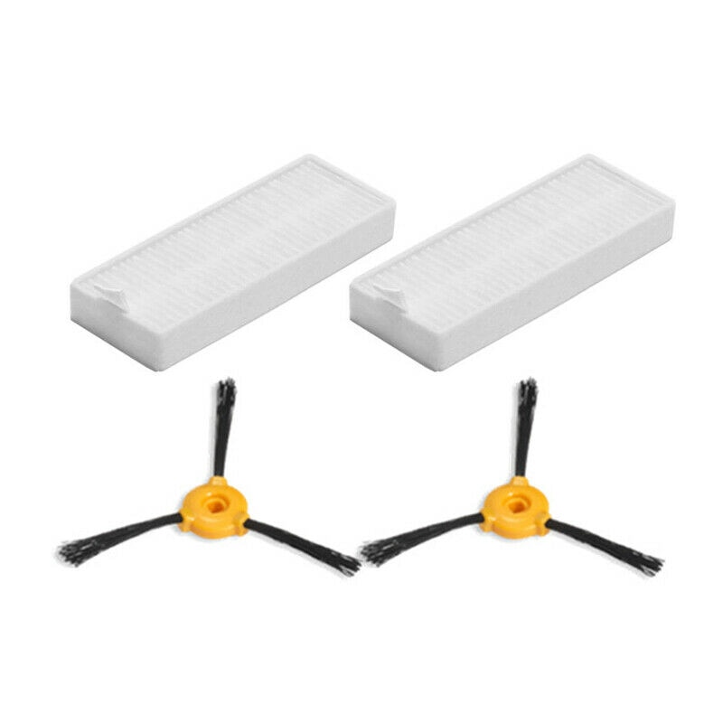 Filters Side Brushes Set for Conga Slim 890 Vacuum Cleaner Accessory Tool Parts