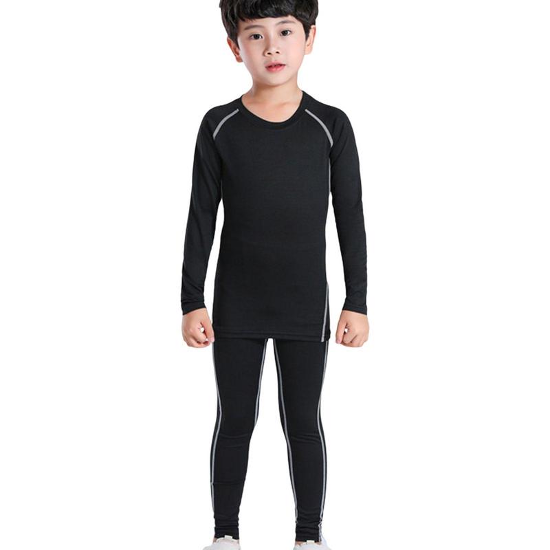 Thermal Underwear For Kids Thermal Underwear Set For Kids Fleece Long John Thermal And Windproof Unisex Base Layer For Boys