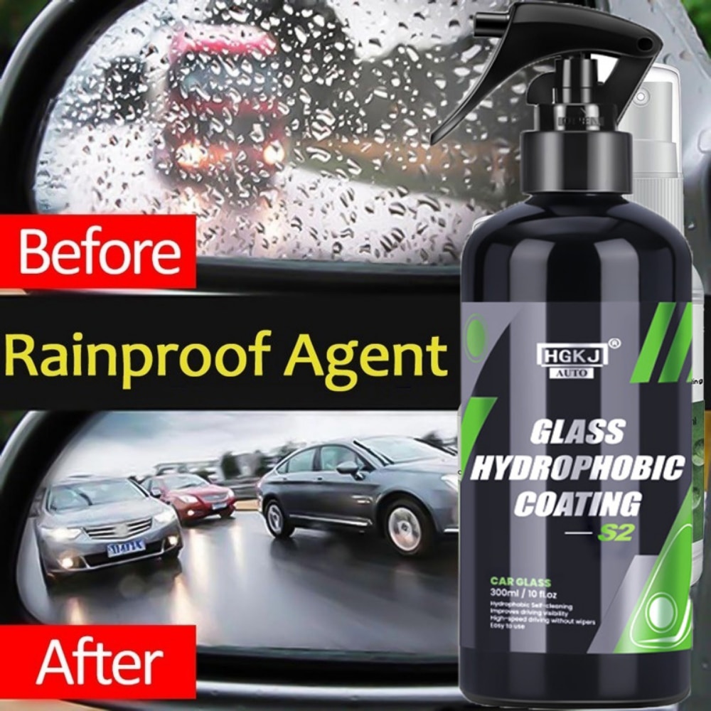 Anti-Rain for Cars Glass Water Repellent Spray Long Lasting Ceramic Windshield Nano Hydrophobic Protection Coating