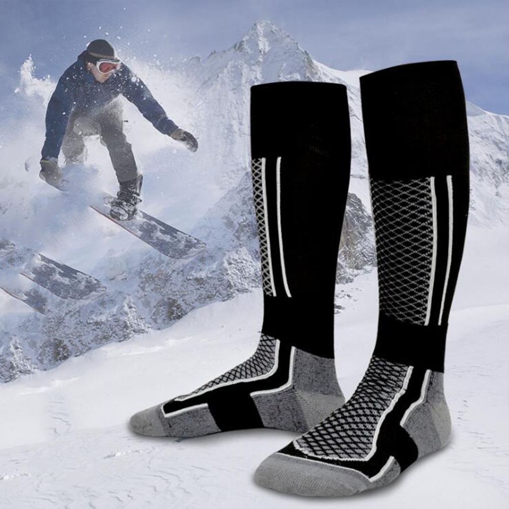 Winter Warm Socks Mid Tube Ski Socks Unisex Men Women's Hiking Outdoor Sports Stockings Cycling Men Sock Spots Soccer Sock
