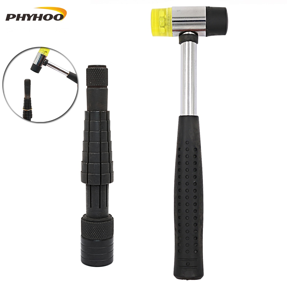 PHYHOO Ring Stretcher Enlarger Expander Mandrel Wedding Band Sizer Jewelry Ring Sizing Tool