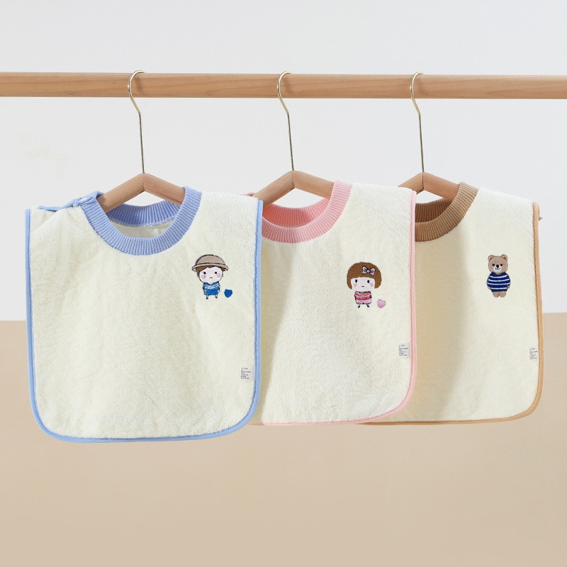 Infant Shining Children Wash Towel Baby Face-Towel Square Bib Adjustable Water-proof Toothbrush Towel Kids Wipes Wash Cloths