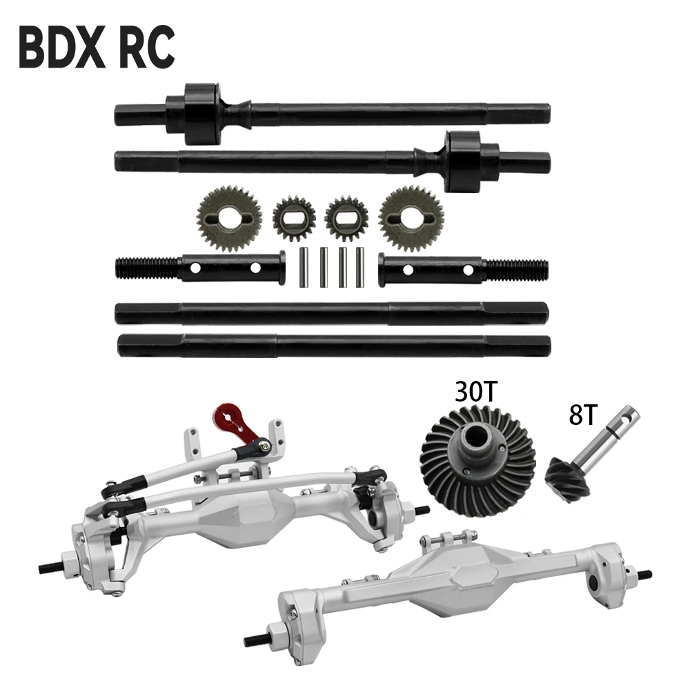 CNC Machined Aluminum Integrated Front Rear Portal Axle Internal Drive Shaft Bearing Gear Set Spare