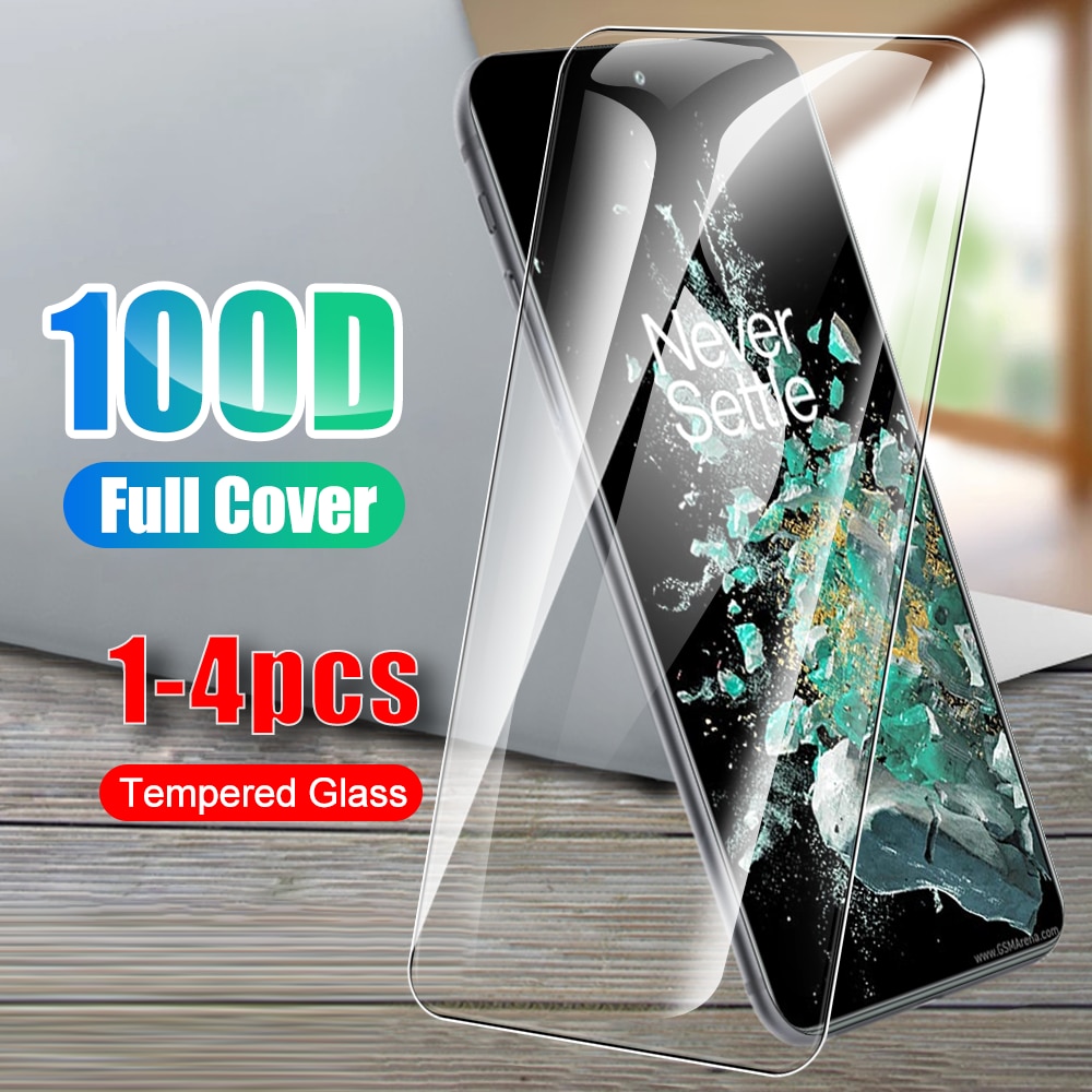 1-4pcs 100D Tempered Glass For Oneplus Ace Pro Screen Protector For One Plus 10T Oneplus10t Oneplusacepro Full Cover Safety Film