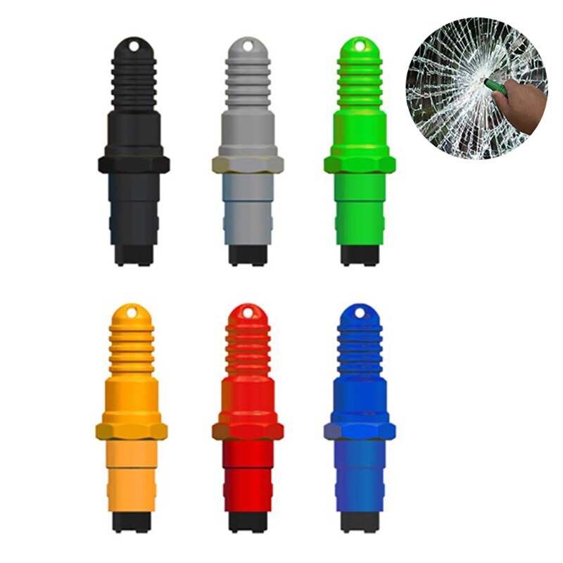 Car Window Breaker Safety Hammer with Seat Belt Cutter Knife Life-Saving Escape Hammer red black color Emergency Rescue Car Tool