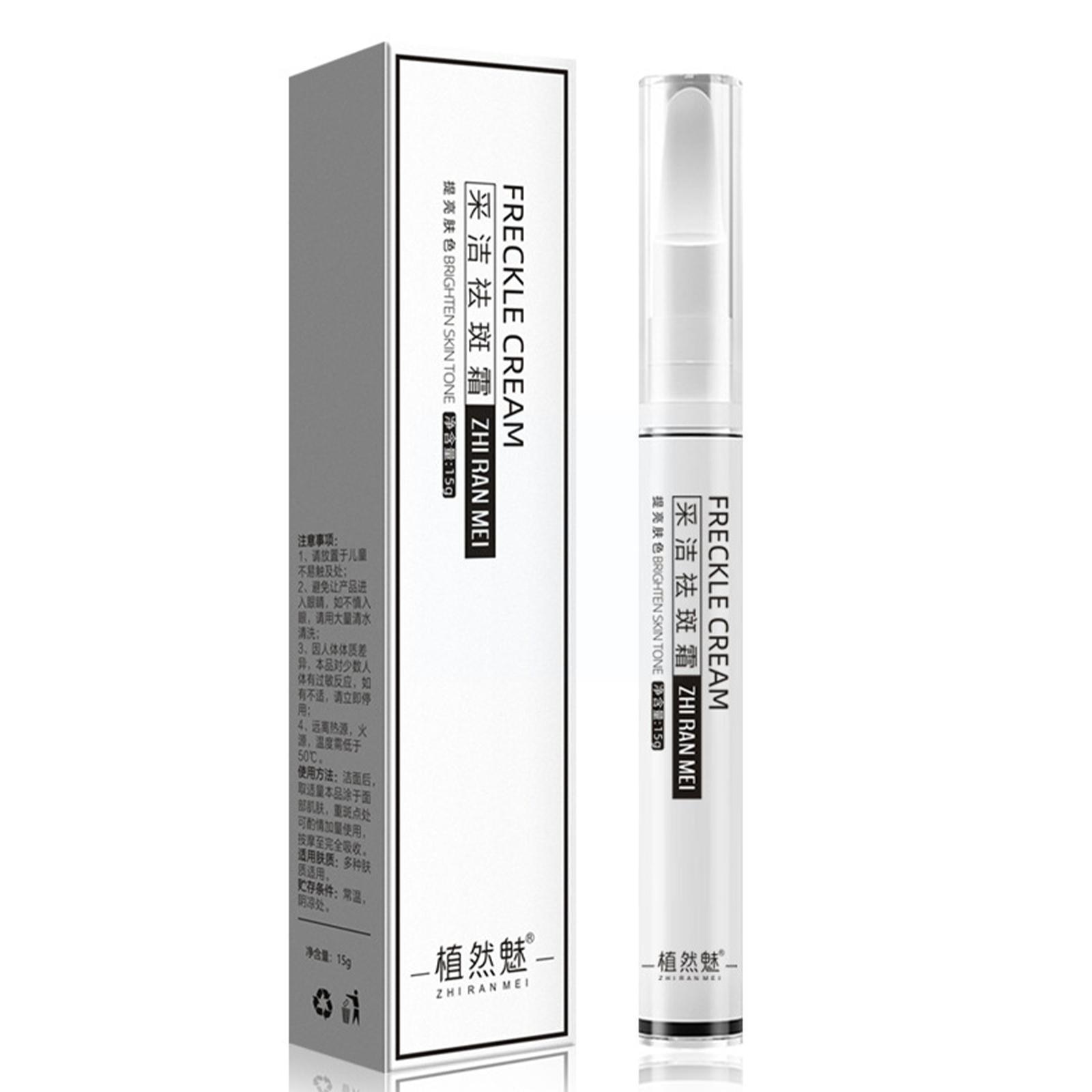 15g Whitening Anti Freckle Cream Pen Brighten Skin Remover Skin Care Moisturize Tone Melasma Freckles Face P4t0