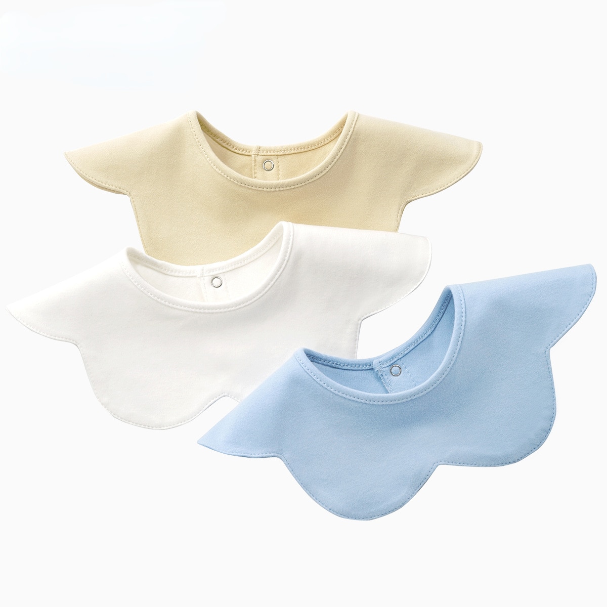Baby Food Apron Bandana Bib for 360 Degree Rotation Baby Bib Newborn Cotton Gauze Bib Baby Baby Flower Saliva Baby Feeding Towel