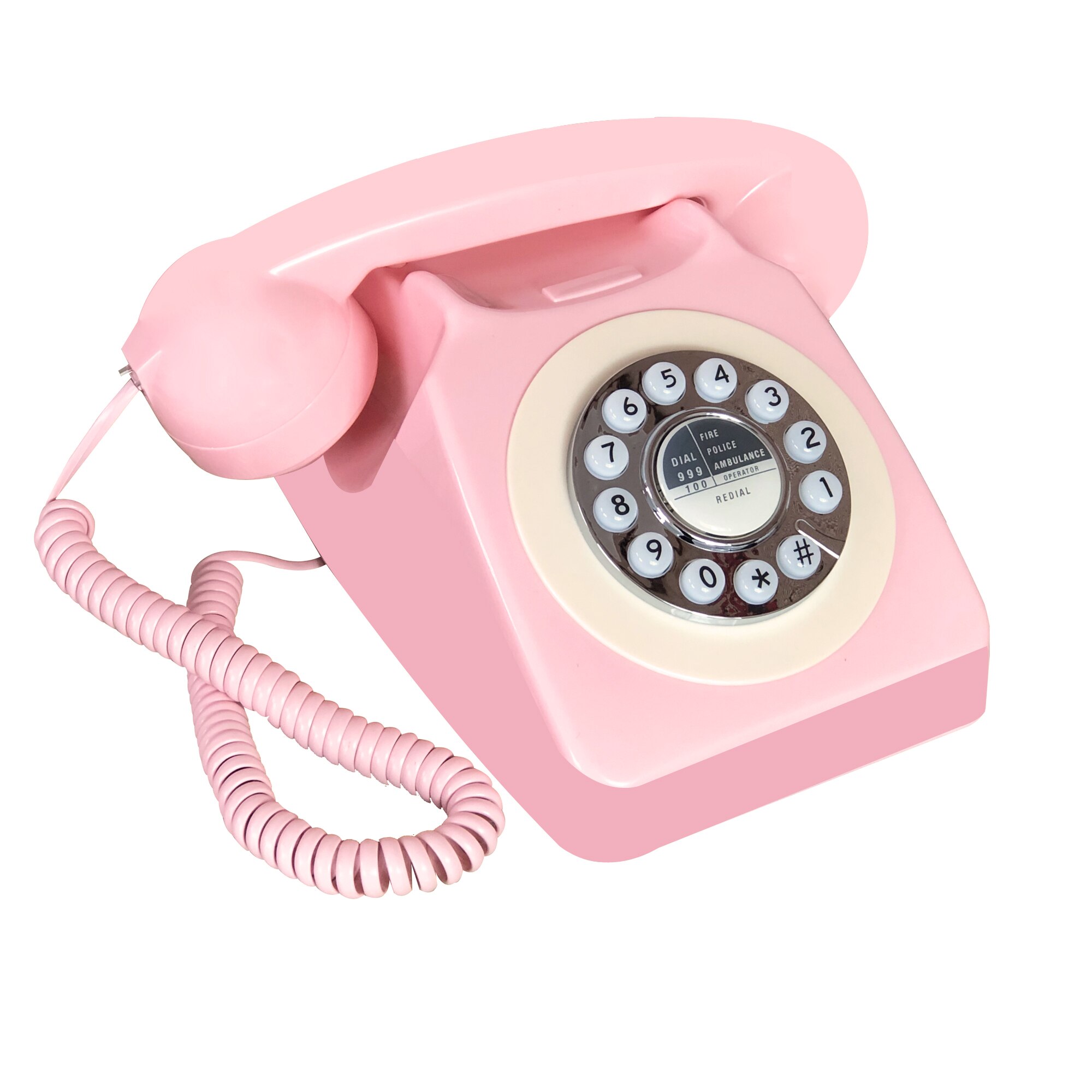 Corded Retro Phone, Vintage Old Phones, Classic 1930's Antique Landline Phones for Home & Office Decor, Novelty Hotel T