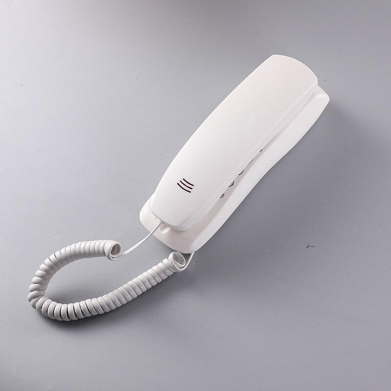 Cheap Wall Phone Corded Wall Telephone Basic Mini Landline Telephone for Home Office Hotel Wired Slim Extension Telephones