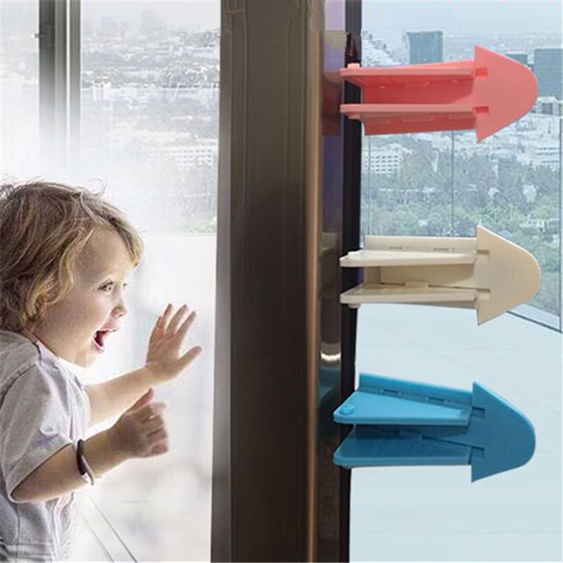 1pc Baby Safety Lock for Children Cabinet Drawer Locks Sliding Door Window Stopper Lock Kids Safety Accessories