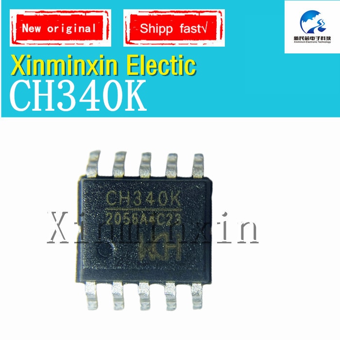 10PCS/lot CH340K CH340 ESSOP10 IC chip New Original