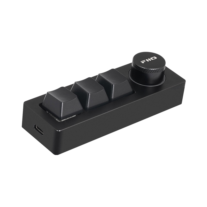 FiiO KB1 Mechanical Music Remote Keyboard（Black color）KB1K being made of ABS+PMMA plastic