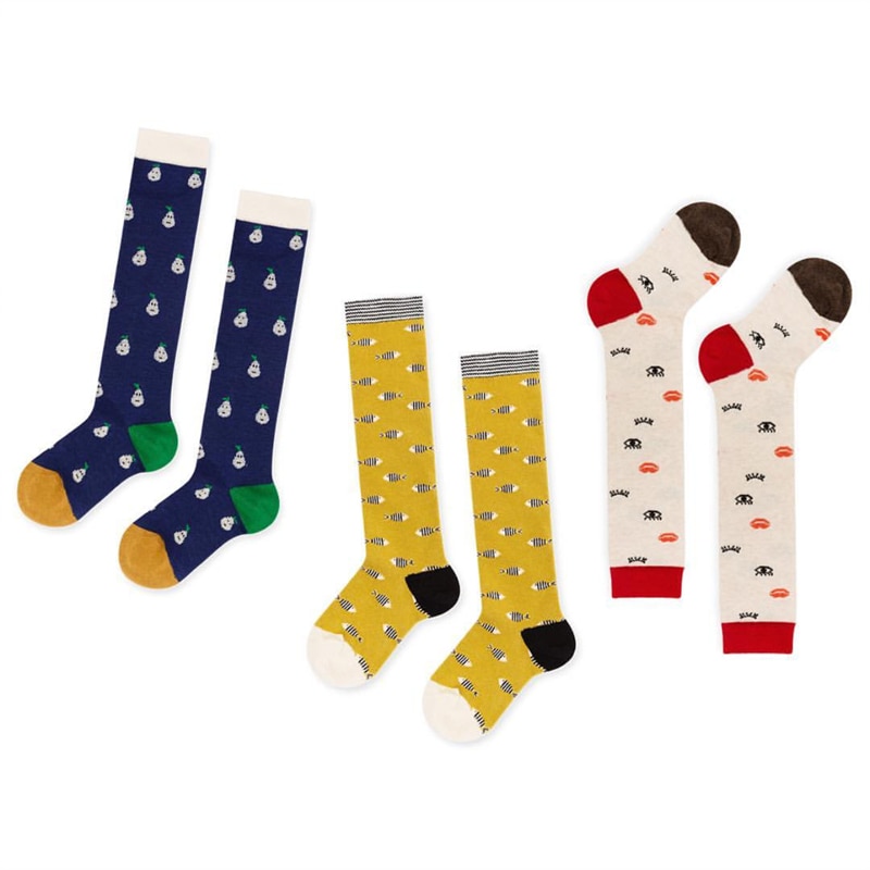 Fashion Cotton 0-4 Years Kids Knee Socks