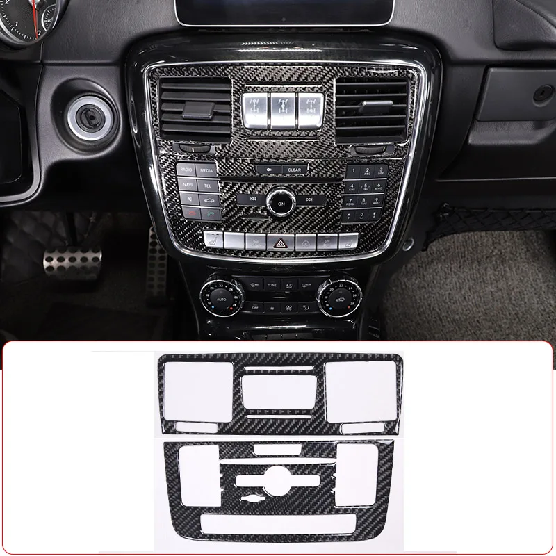 For Mercedes Benz G Class W463 2013-2018 Soft carbon fiber Central Control Multimedia Mode Button
