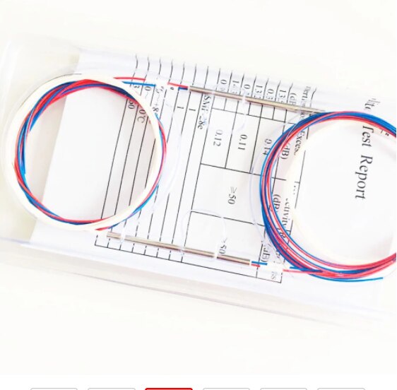 10PCS 1x2 0.9mm Unbalanced Coupler Fiber Optic FBT Splitter 50:50 10:90 20:80 30:70 Split Ratio