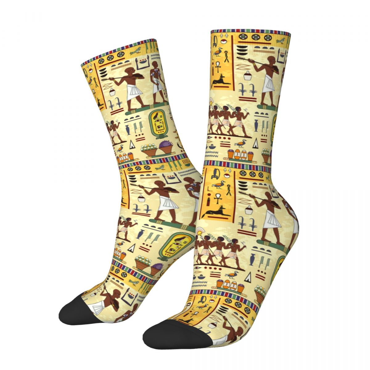 Fashion Male Men Socks Ancient Egypt Sock Polyester Egyptian Symbol Tribal Skateboard Women's Socks Spring Summer Autumn Wi
