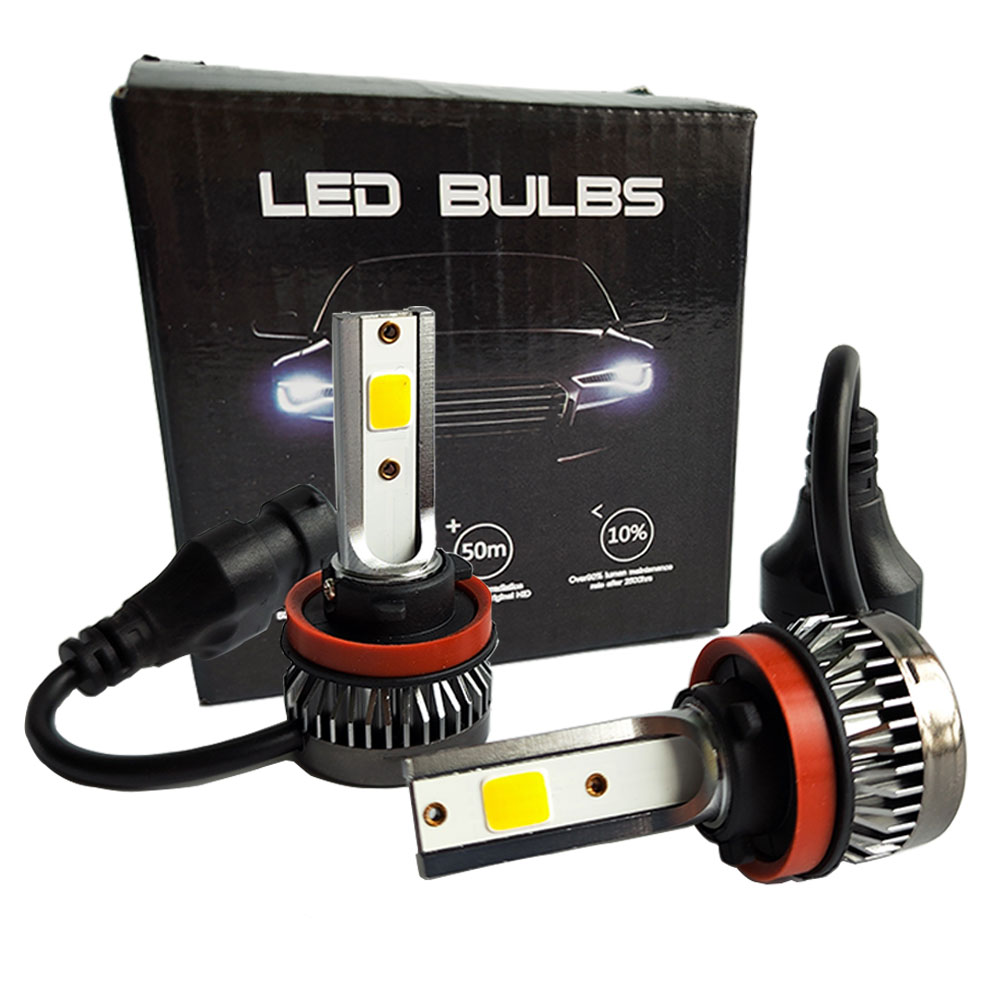 2x 6000LM H8 H11 LED Fog Lamp Canbus H16JP 9005 HB3 9006 HB4 LED For BMW VW Benz Audi A3 A4 B8 B6 A6 C6 C7 BMW E60 E90 Peugeot