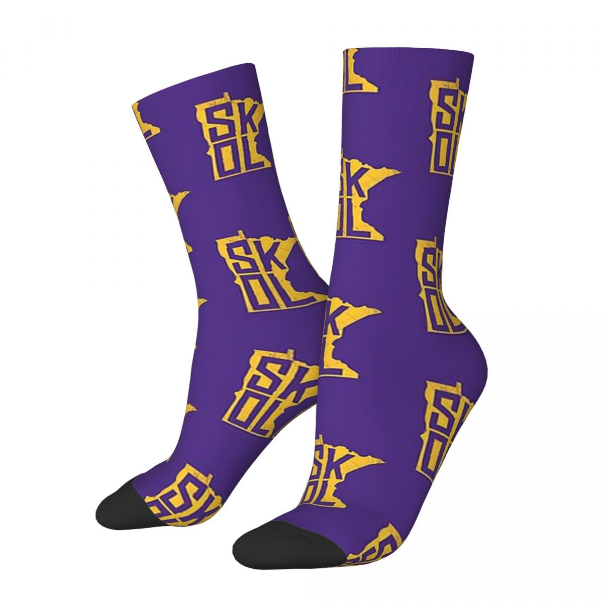 Skol Minnesota Vikings Unisex Bonnet Winter Hiking Happy Socks street style Crazy Socks