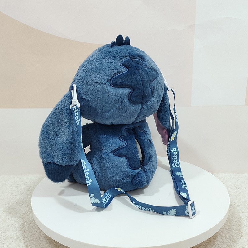 Disney Cartoon Stitch Backpack Fashion Model Plush bag Doll Cute Girl Decoration girlfriend gift Toys