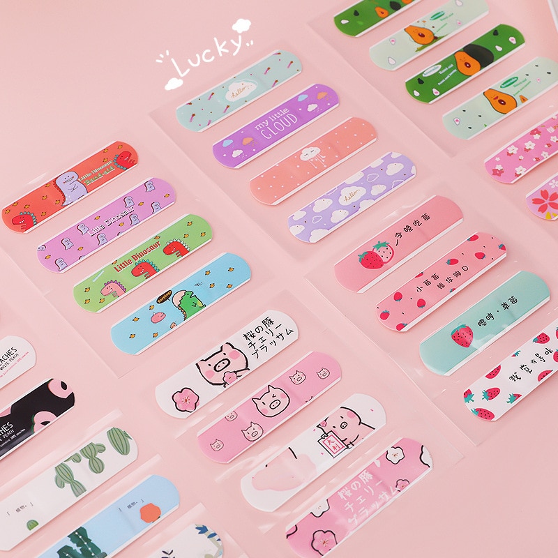 8Pcs/Lot Healing Hemostatic Plaster Dressing Wound Strip Stickers Cute Cartoon Waterproof Band Aids Bandage Patches for Children